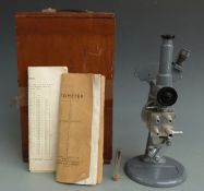 Hilger Abbe cased refractometer, height 33cm