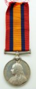 British Army Queen's South Africa Medal named to 2704 Pte W Temple, East Yorkshire Regiment