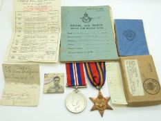 Royal Air Force WWII medals comprising Burma Star and War Medal together with RAF Service and