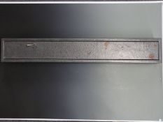 Metal gun safe/ cabinet, 134 x 22 x 21cm