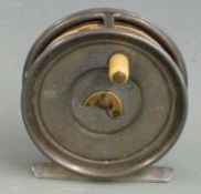 Hardy Uniqua fly fishing reel, impressed Mk1 duplicated 3 1/8 diameter