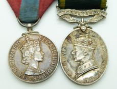 British Army Territorial Efficiency Medal (George VI) named to 2573360 Signalman J W Stansfield,