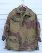 British Army WWII an Arnhem glider pilot's smock by repute worn by 'Sammy Sampson' and gifted in the