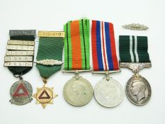 Royal Air Force Air Efficiency Award Medal (George VI) named to 800654 Cpl W G Stockman,