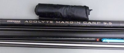 Drennan Acolyte Margin 9.5m carp pole in soft branded case
