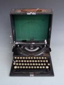 Imperial Good Companion vintage typewriter in carry case