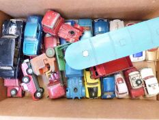 Twenty-three Corgi and Dinky Toys diecast model vehicles including Chipperfields Circus, Leyland
