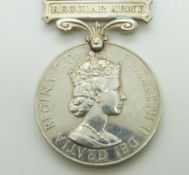 British Army Long Service and Good Conduct Medal regular army bar (Elizabeth II) named to 23979037