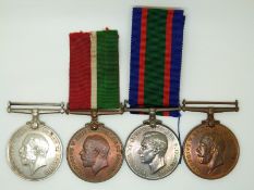 Mercantile Marine WWI medals comprising War Medal and Mercantile Marine War Medal named to