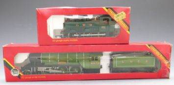 Two Hornby 00 gauge locomotives LNER 4-6-2 Flying Scotsman R855 and GWR 0-6-0 pannier tank 8751