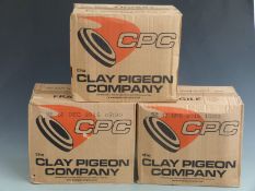 Four-hundred-and-fifty The Clay Pigeon Company standard targets, in three sealed boxes.