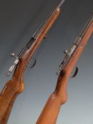Two .410 bolt-action shotguns, one JGA serial number 249836 the other Foreign serial number 155846.