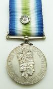 Royal Air Force South Atlantic Medal with rosette named to S8187116 Sac N J Mackney
