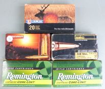 One-hundred .308 rifle cartridges, all in original boxes. PLEASE NOTE THAT A VALID RELEVANT