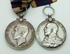 Royal Fleet Reserve Long Service and Good Conduct Medals named to SS104202 POB9096 G Inerd, RFR (