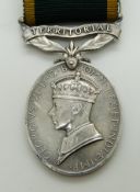 British Army Territorial Efficiency Medal (George VI) named to 2673832 Sgt H Burgess, Royal