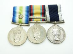 Royal Navy South Atlantic Medal with rosette named to D134686A S R Way, HMS Andromeda together