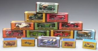 Fifteen Matchbox Models of Yesteryear diecast model vehicles, all in original boxes