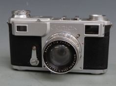 Zeiss Ikon Contax II 35mm rangefinder camera no J.73417 circa 1938/9 with Sonnar 1:2 f=5cm lens