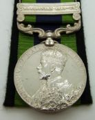 Royal Air Force India General Service Medal with clasp for Waziristan 1919-21, named to 337454 LAC W