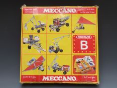 Meccano outfit B, in original box.