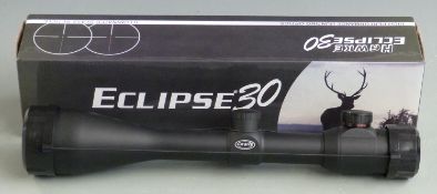 Hawke Eclipse 30 8x56 L4 Dot IR rifle scope, in original box.