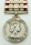 Royal Navy Naval General Service Medal with clasp for Cyprus and Near East (copies) named to