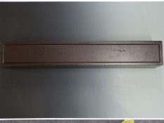 Metal gun safe/ cabinet, 134 x 22 x 21cm