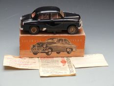 Victory Models 1:18 scale battery powered Vauxhall Velox, in original box with instructions.