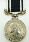 Prison Service Medal named to officer P Ulyatt, with box