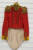 Norfolk Regiment officer's coatee complete with epaulets and buttons