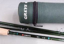 Greys GR20 four piece travelling trout / fly fishing rod 9' # 6 in original hard tube