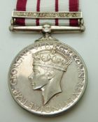 Royal Navy Naval General Service Medal with clasp for Minesweeping 1945-51, named to 160259 W J Bush