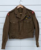 British Army Cold War 1949 pattern battledress blouse/ jacket, Lancashire Fusiliers shoulder
