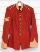 British Army sergeant's tunic with general service buttons