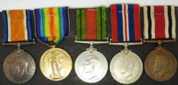 Royal Air Force WWI medals comprising of War Medal and Victory Medal named to 29398 A M Garrick,