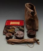 Vintage fishing reels and accessories including fly fishing reels, flies etc