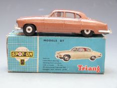 Tri-ang Spot-On diecast model Jaguar Mk 10 with bronze body, 218, in original box.