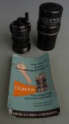 Type I Curta calculator no 522212, in original canister with instructions