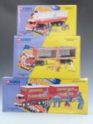Three Corgi Classics Chipperfield's Circus diecast model vehicle sets comprising Foden S21 Lorry &
