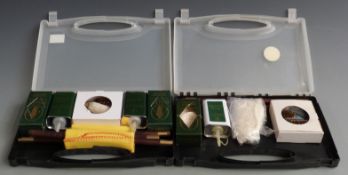 Two Bisley BICKP12 presentation shotgun cleaning kits, both in original cases
