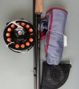 Airflo Airlite 15' double handed salmon fly fishing rod # 10/11 in bag and branded tube with an