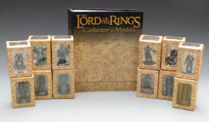 Fifty-six Eaglemoss The Lord of The Rings Collector's Models hand painted lead action figures, all