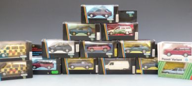 Fourteen Schabak Models diecast model vehicles, all in original display boxes.