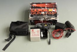 The Logun Gun Lamp with rechargeable batteries, in original box