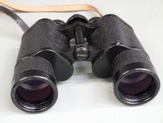 Carl Zeiss Jena Jenoptem 10x50W binoculars in leather case