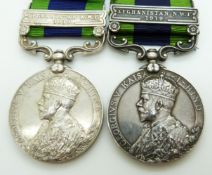 British Army India General Service Medal with clasp for Afghanistan NWF 1919, together with a