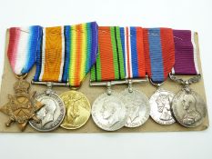 British Army Medal group to WRS Downes, Royal Engineers comprising WWI 1914/1915 Star, War Medal and
