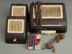 Vintage Ediswan model 3 Loudspeakerphone intercom or internal telephone with master and two speakers