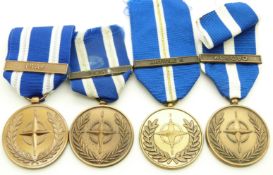 Four NATO Service Medals Kosovo/ISAF/Article 5